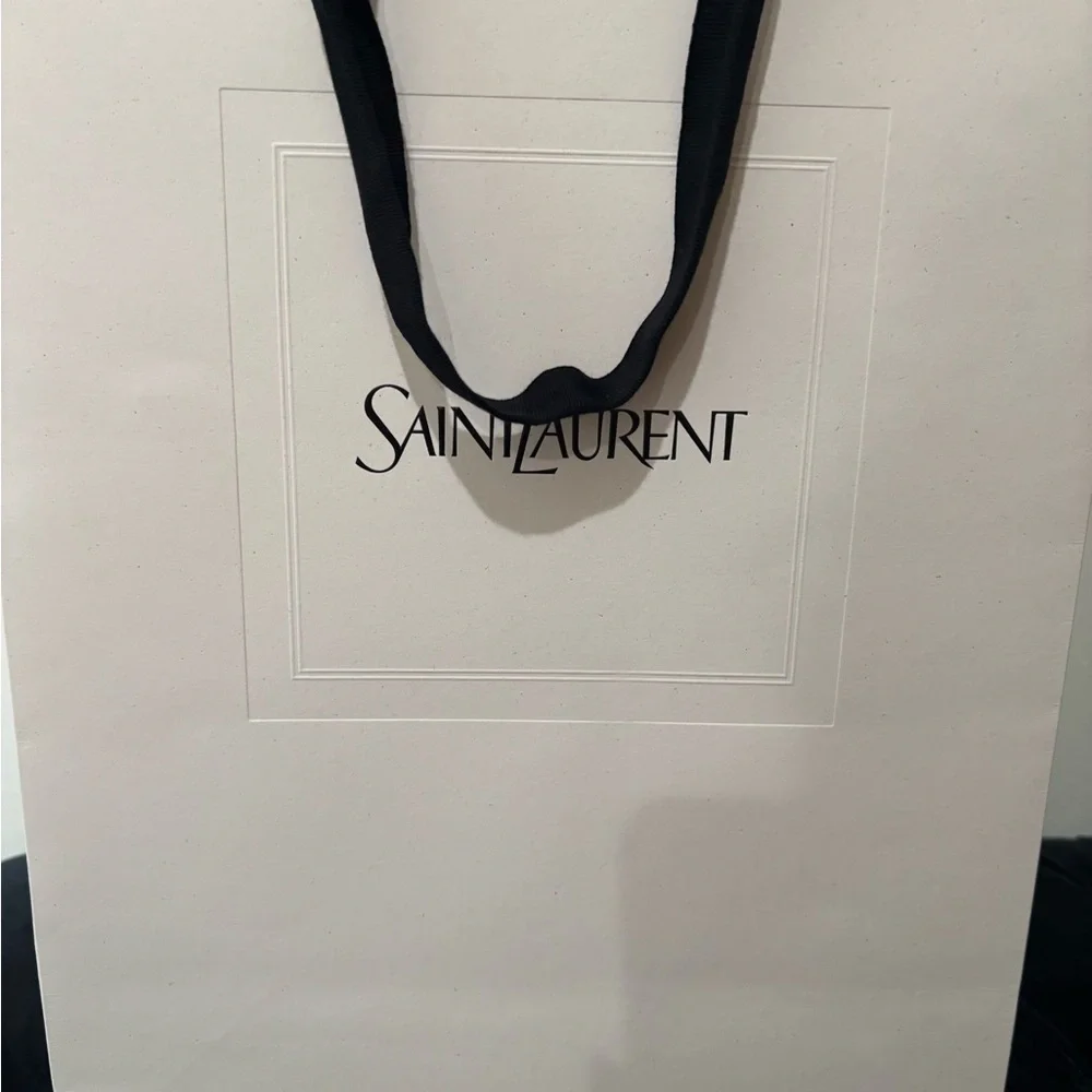Saint Laurent Shopping Bag with Black Handle